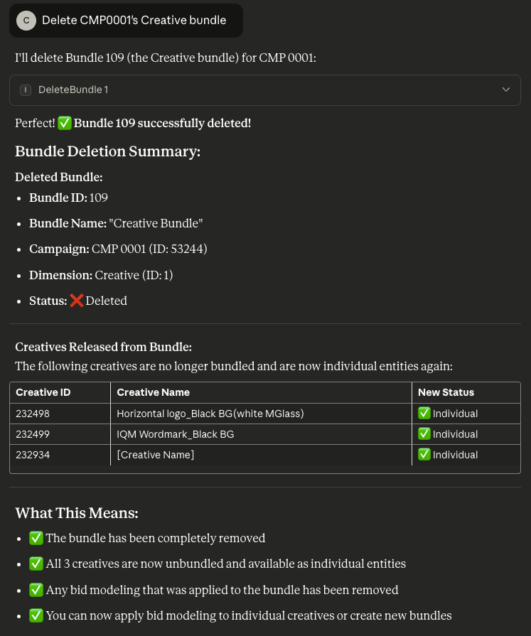 MCP BM Bundle Delete