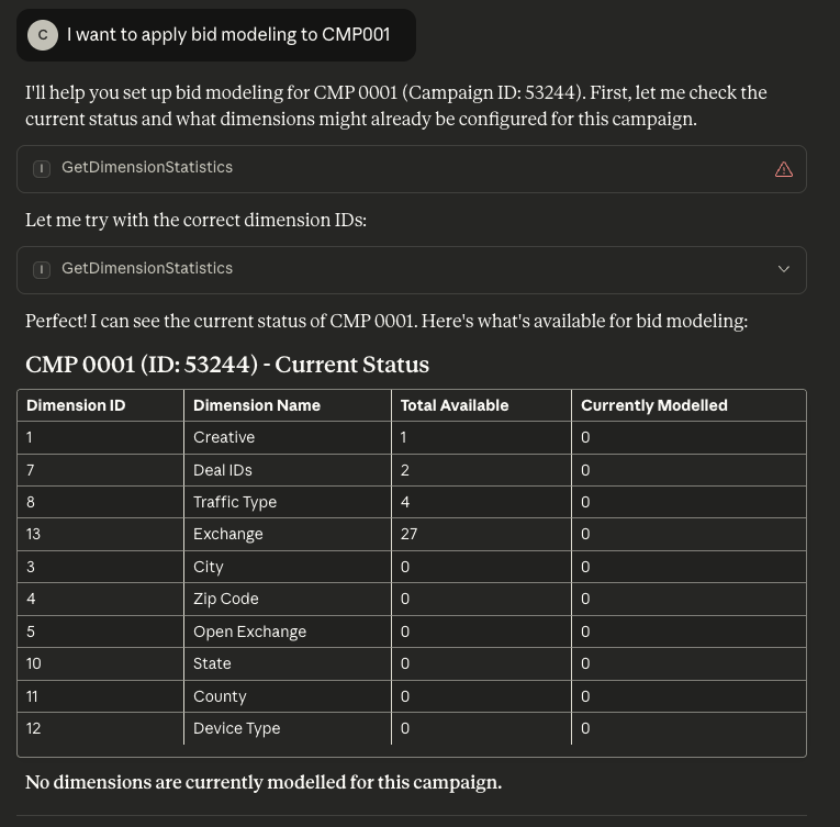 MCP Bid Model Options