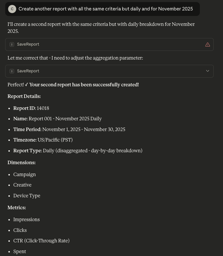 MCP Create Report