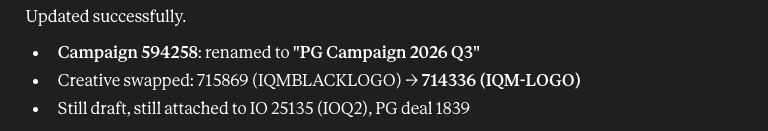 MCP Update PG Campaign