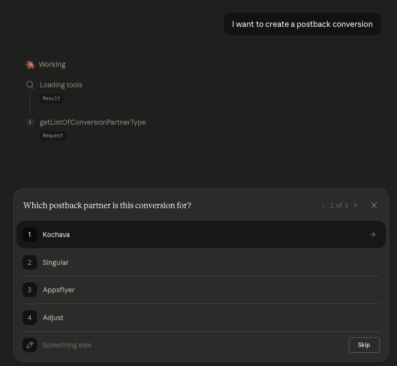 MCP Create Postback Conversion