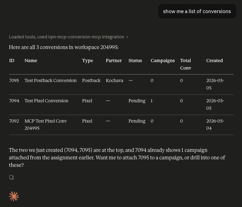 MCP Get Conversion Details