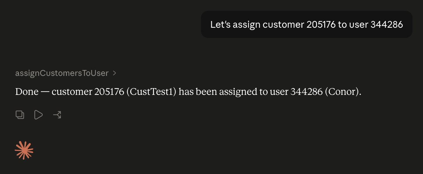 MCP Customer Assign