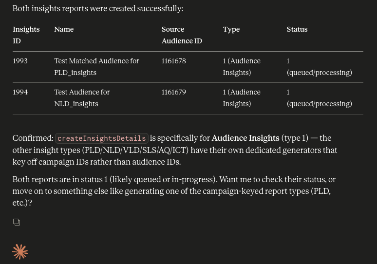 MCP Generate Insights Report