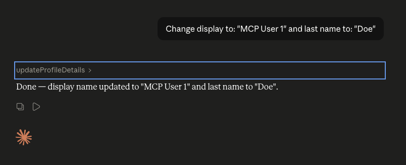 MCP Update Profile